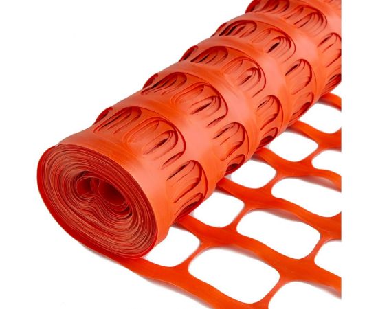 Пластиковая сетка для ограждений GAVIAL оранжевая, 45х45, 1х50м, 145г/м2 00002208 