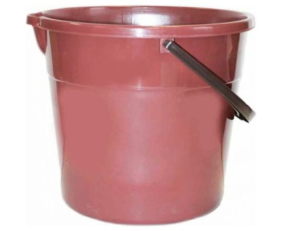Ведро с носиком Умничка КЛАССИКА 10 л, бордовое/коричневое MPG8362 