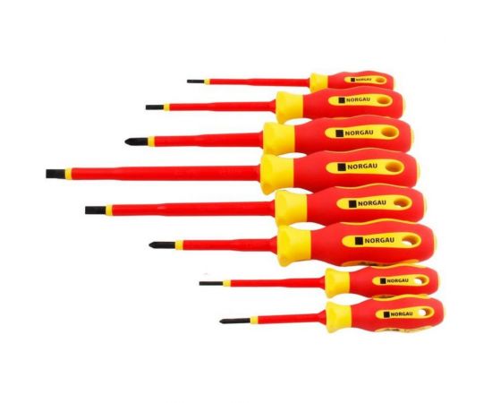 Набор отверток NORGAU NSB171VDE-080 8 предметов 067122080 – изображение 2