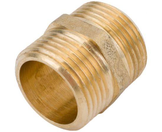 Ниппель LD PRIDE 3/4 нар/нар латунь 549722 – изображение 2