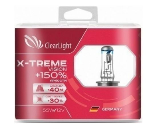 Комплект ламп Clearlight H11, 12 В, 55 Вт, X-treme Vision +150% Light, 2 шт. MLH11XTV150 – изображение 3