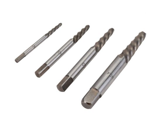 Набор экстракторов из быстрорежущей HSS стали, 4 шт. FIT IT Профи 36448 – изображение 2