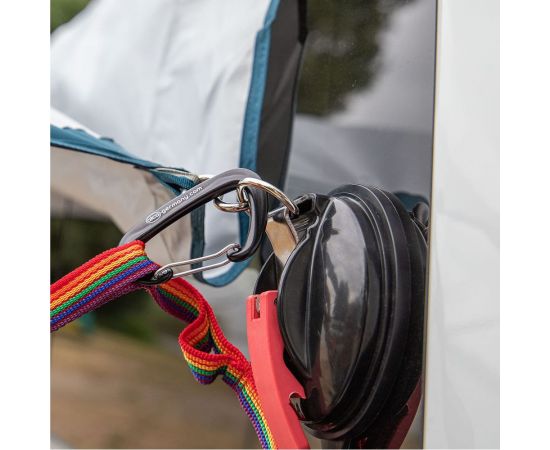 Вакуумная присоска Alca с кольцом + крючки 2 шт., макс. нагрузка 10 кг 883100 – изображение 2