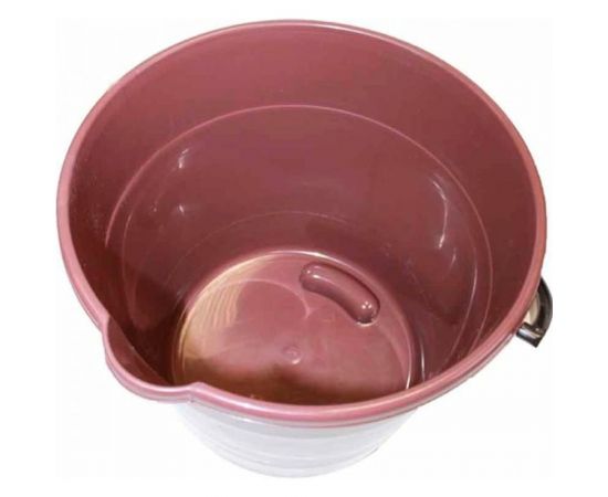 Ведро с носиком Умничка КЛАССИКА 10 л, бордовое/коричневое MPG8362 – изображение 2