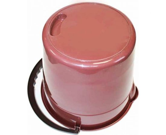 Ведро с носиком Умничка КЛАССИКА 10 л, бордовое/коричневое MPG8362 – изображение 3