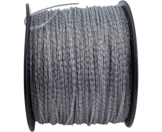 Леска для триммера 2.4 мм, 349 м, 1.35 кг, армированный крученый квадрат SKYWER DSQT 24-349 – изображение 2