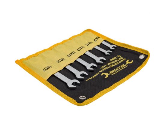 Набор рожковых ключей в чехле 6 шт Энкор 26068 – изображение 4