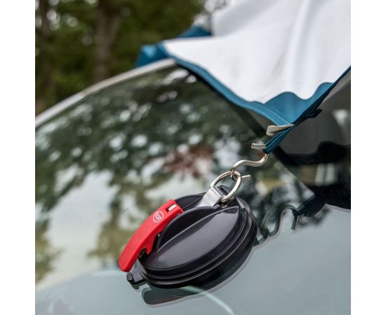 Вакуумная присоска Alca с кольцом + крючки 2 шт., макс. нагрузка 10 кг 883100 – изображение 4