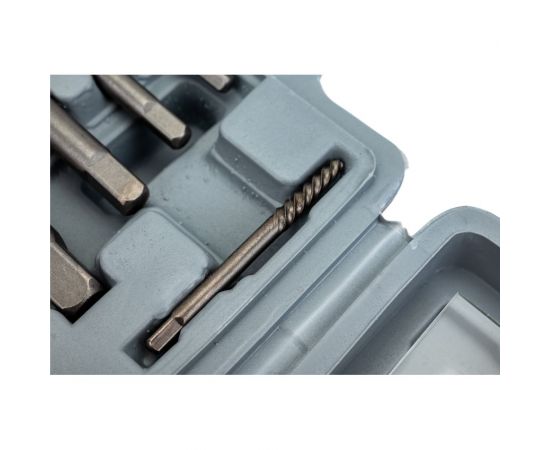 Набор экстракторов для выворачивания сорванных винтов из 8-ми штук CNIC М3-М6-М33-М50, к/р 64803 – изображение 4