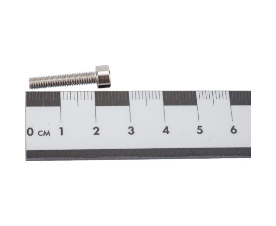 Нержавеющий винт с цилиндрической головкой KREPFIELD M4x20 мм, DIN 912, А2, внутренний шестигранник, полная резьба, 40 шт. 912A2ВИНТПР4Х20-40 – изображение 2