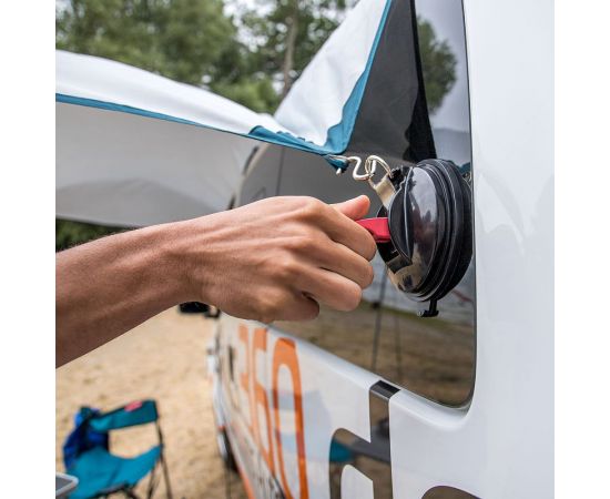 Вакуумная присоска Alca с кольцом + крючки 2 шт., макс. нагрузка 10 кг 883100 – изображение 3