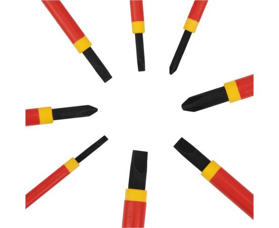 Набор отверток NORGAU NSB171VDE-080 8 предметов 067122080 – изображение 4