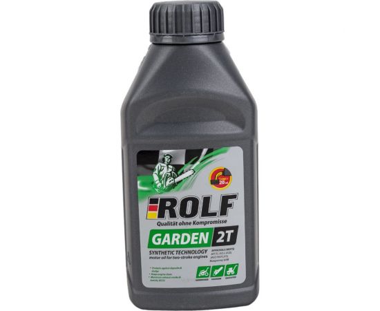 Масло моторное полусинтетическое для двухтактных двигателей GARDEN 2Т плас??ик 500 мл Rolf 322664 – изображение 3