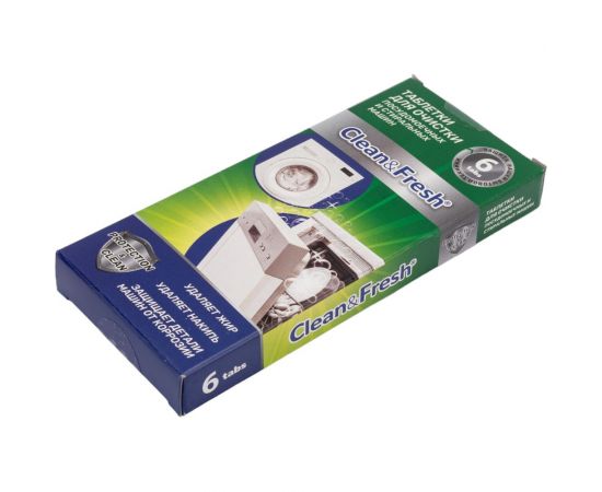 Таблетки для очистки пмм и стиральных машин CLEANANDFRESH 6 таблеток Cd1m6 – изображение 3