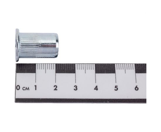 Гайка заклепка с насечкой Мир крепежа стандартный борт, М10 (0,5-3,5), 50 шт. УТ000025312 – изображение 3