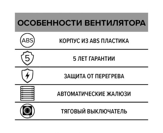 Осевой вытяжной вентилятор ERA EURO 4A-02 D 100 90-02223 – изображение 3
