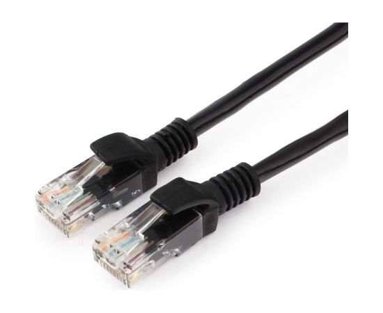 Патч-корд Гарнизон CCA light UTP кат.5e, 2м, литой, многожильный (черный), PC-UTP-5e-2-BK 