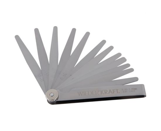 Набор щупов WIEDERKRAFT 0.05-1 мм, L-100 мм, 13 предметов WDK-MP13 