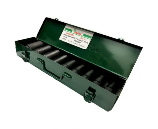 Комплект длинных ударный головок Hans 3/4" 17-33 мм 9 предметов 86608MU 