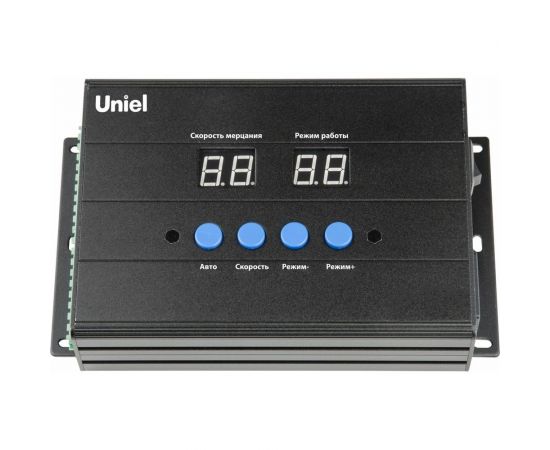 Контроллер DMX Uniel для управления RGB прожекторами серии ULF-L52 DC24V. ULC-L52 RGB/DC24V BLACK UL-00008371 