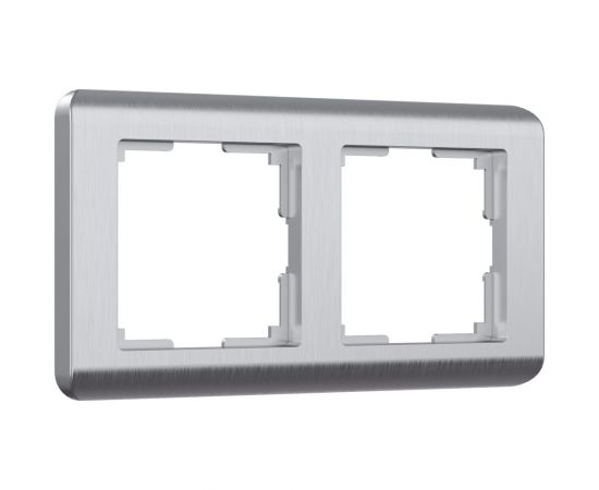 Рамка на 2 поста WERKEL W0022106 Stream серебряный a051266 