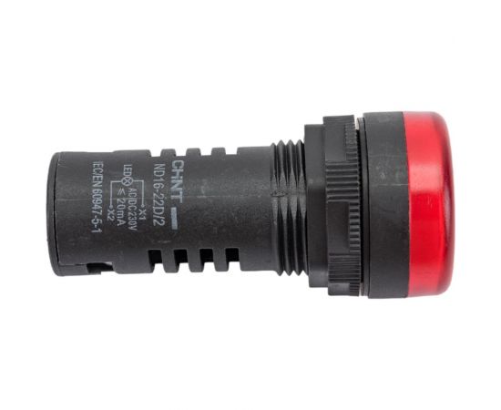 Индикатор CHINT ND16-22D/2 красный AC/DC 230В (R) 593075 