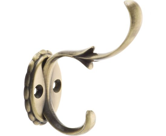 Мебельный крючок KERRON Д73 Ш33 В85, античная бронза KR 0110 AB 