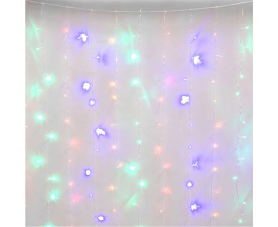 Светодиодный занавес со статическим свечением Uniel ULD-C3020-240/STK MULTI, IP44 UL-00007212 