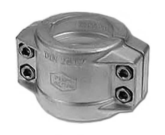 Хомут усиленный 4-х болтовый (25х6; алюминий) TITAN LOCK TL25X6AL 