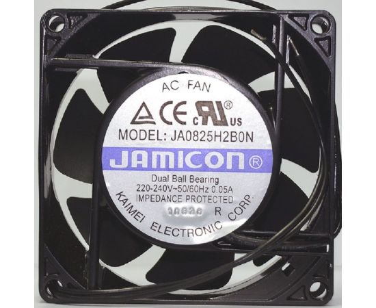 Вентилятор JAMICON JA0825H2B0N-L 80х80х25 230В С00036533 