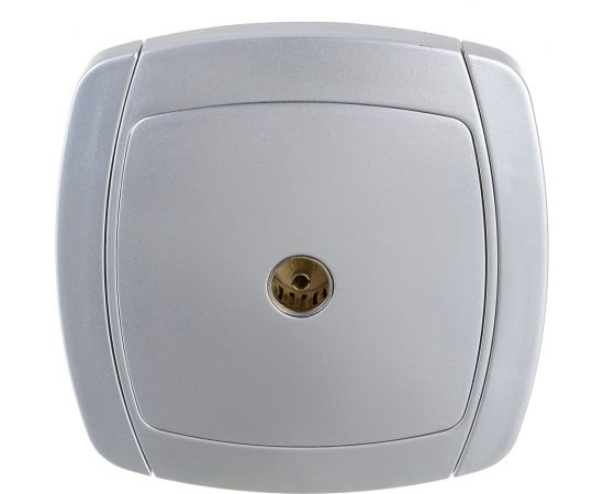 Одинарная телевизионная розетка СВЕТОЗАР АКЦЕНТ SV-54215-SM 