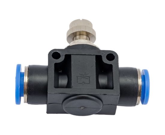 Фитинг-дроссель (пневмодроссель) цанговый 10 мм SHPI SCF 10 