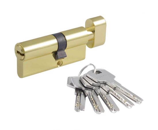 Цилиндровый механизм с вертушкой НОРА-М ЕСО Z ЛПВ-70 40-30в латунь 18420 