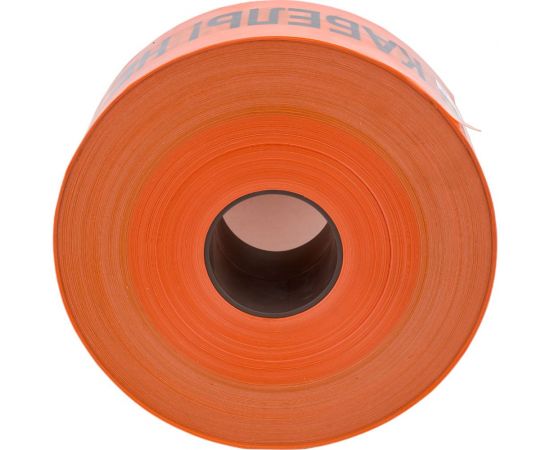 Сигнальная лента с логотипом ""Не копать"" Протэкт Связь 100 мм., 250 п.м. ЛСС-100/250 ор/ч – изображение 4