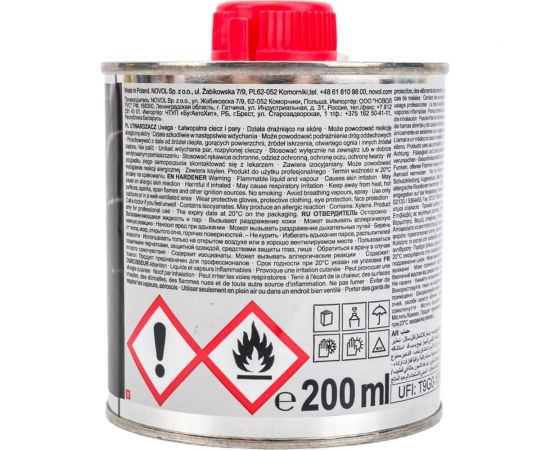 Защитное покрытие для кузова Novol COBRA Truck Bedliner бесцветное, 800 мл X6134009 – изображение 3