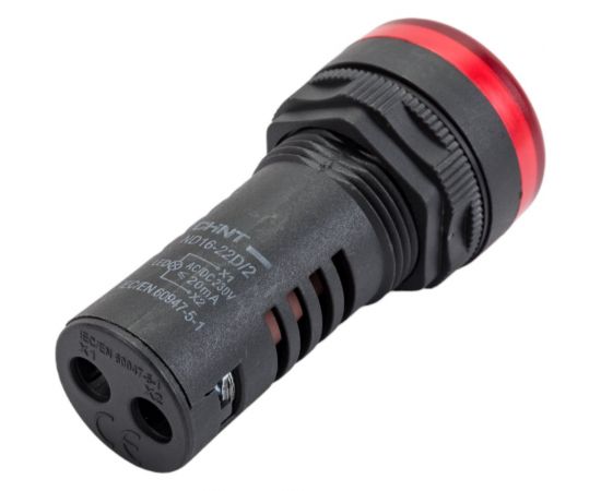 Индикатор CHINT ND16-22D/2 красный AC/DC 230В (R) 593075 – изображение 3