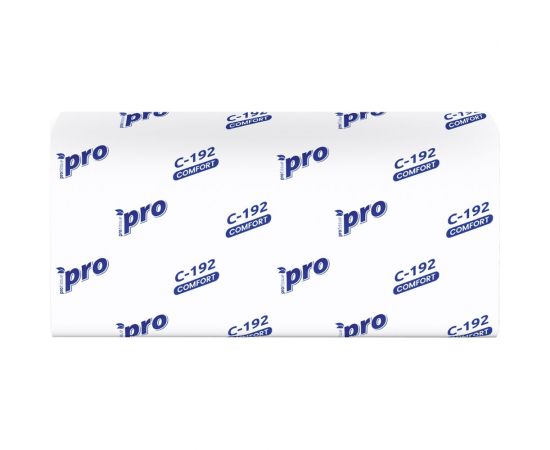 Бумажное полотенце Protissue листовое 1-сл., 250 лист/уп, 210x230 мм, v-сложения белое Г-С192 – изображение 2