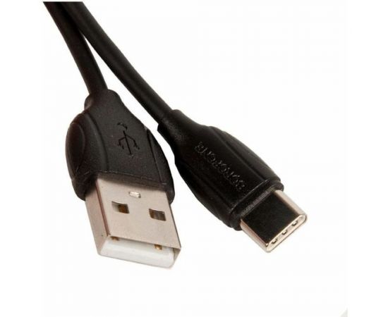 Кабель USB Borofone BX19 для Type-C, 3.0A, длина 1м, черный 903261 – изображение 2