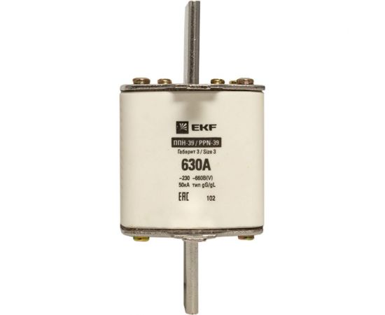 Плавкая вставка EKF ППН-39 630/630А габарит 3 /fus-39/630/ 7106478 fus-39/630 – изображение 5