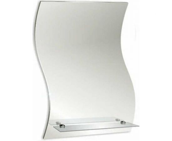 Зеркало Mixline Волна 430x590 мм., с полкой 525473 – изображение 2