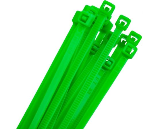 Кабельный хомут duwi нейлон, 100x2,5 мм, зеленый, 25 шт. 30222 3 – изображение 3