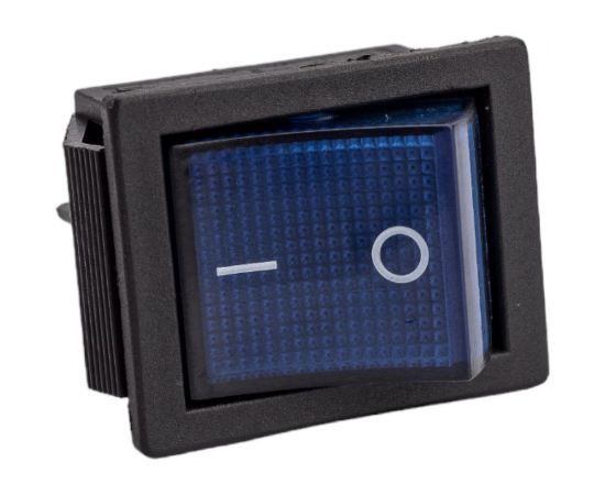 Клавиша Nord-Yada 250V 16А синяя с подсветкой (4контакта) ON-OFF (2шт в упаковке) 905461 – изображение 5