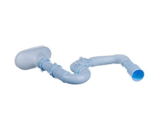 Сифон АНИ Пласт трубный, с разрывом струи 1 1/2x40, гофрированный 40х40/50 вып/воронка DR0115 025-0516 – изображение 2