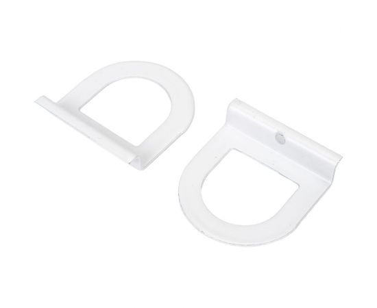 Ручка москитной сетки СКОБЯНОЙ металл., белая, 2 шт. 008404 – изображение 3