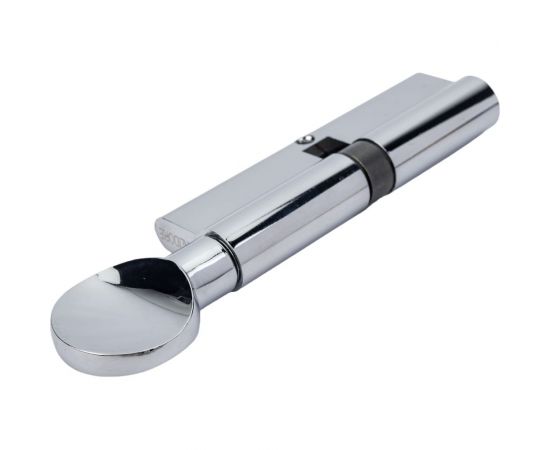 Цилиндр PALIDORE 100PC 50/50С ключ/завертка, хром блестящий 98760905 – изображение 3