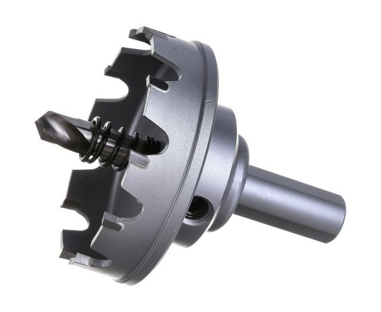 Коронка по металлу HM (60х12 мм; хвостовик 10 мм; комплект) D.BOR HS-HM-12-060-T – изображение 4