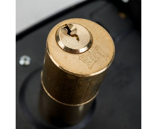 Накладной механический замок KALE KILIT 157A3M, 3MR, BS70, BL, 3K (Eng.), REV, SP, Ros, STB, к-к 157A3M00022 – изображение 2