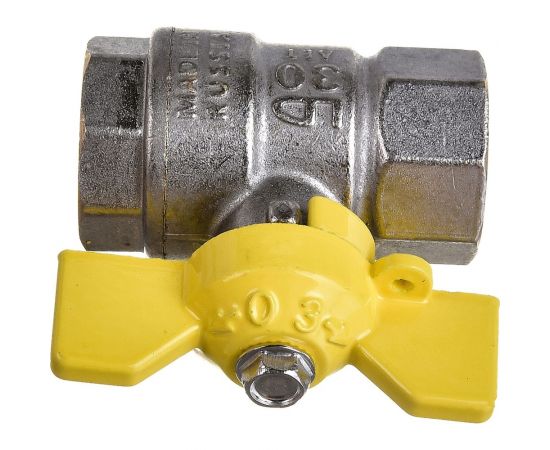 Шаровой кран LD Pride латунь никель, газ Ду15 Ру40 ВР 007-8029 537156 – изображение 4