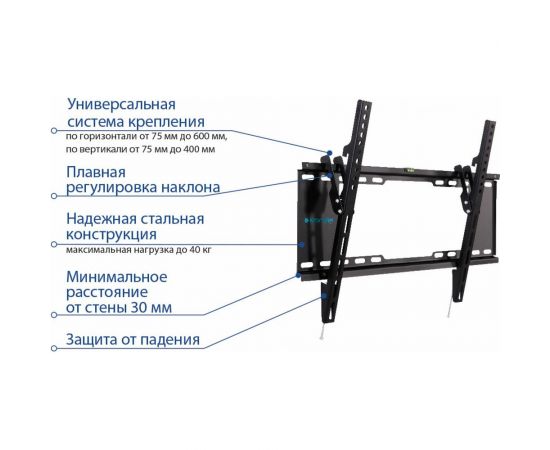 Кронштейн для телевизоров KROMAX IDEAL-102 black 24037 – изображение 2
