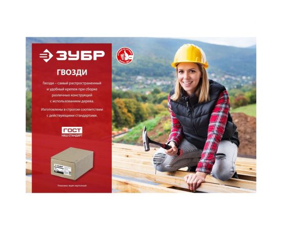 Ершеные гвозди ЗУБР 80x3.1 мм, 5 кг 305130-080 – изображение 5